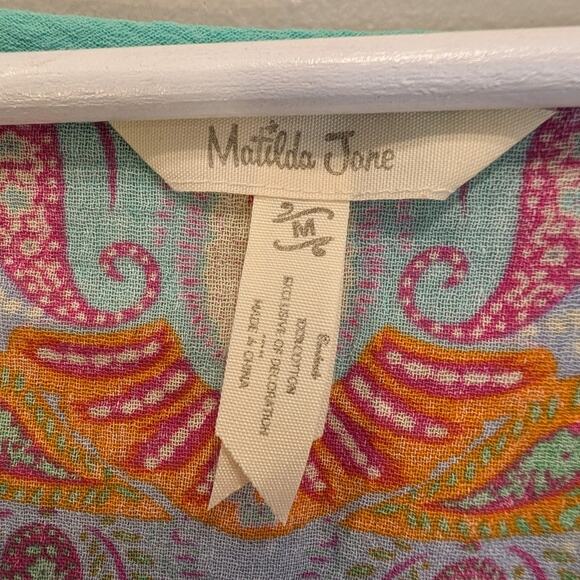 Matilda Jane Coverup Swim Beach Travel Vacation Tassel Layer - Size M - Picture 6 of 6